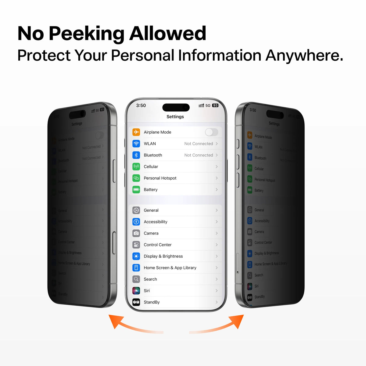 GlassGo Privacy Screen Protector for iPhone 17 Pro Max