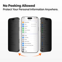 GlassGo Privacy Screen Protector for iPhone 17 Pro Max