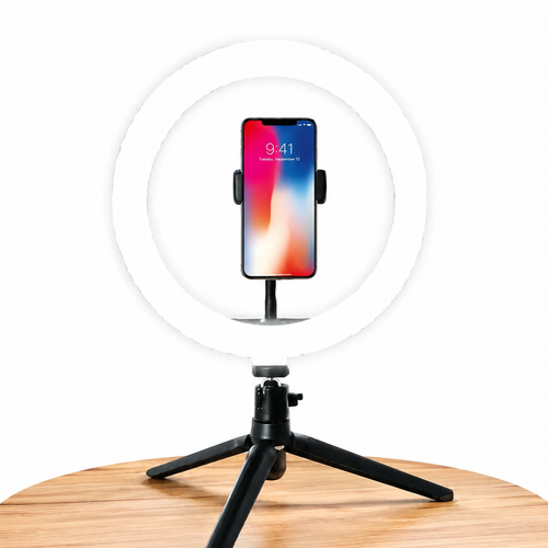 26cm LED Ring Light with Tripod Stand – Video Shooting & Selfie Light