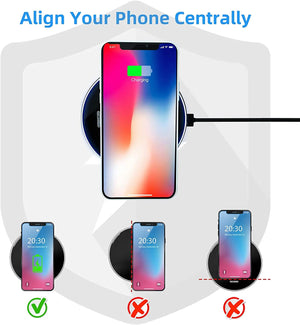 30W / 15W Fast Wireless Charging Pad for iPhone & Samsung image 2