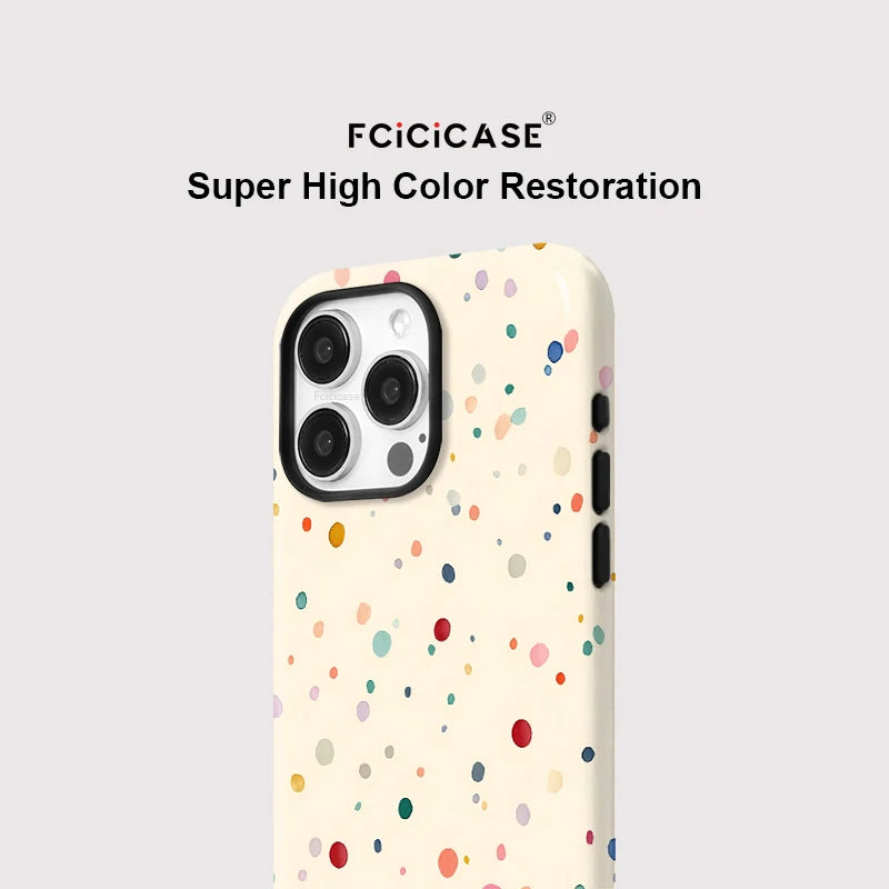 Fcicicase Colorful Matte MagSafe Double-Layer Case for iPhone 17