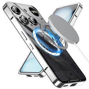 Nothing Phone (3) Luxury Magnetic Metal & Acrylic Case – MagSafe Compatible Shockproof Protective Cover image 3