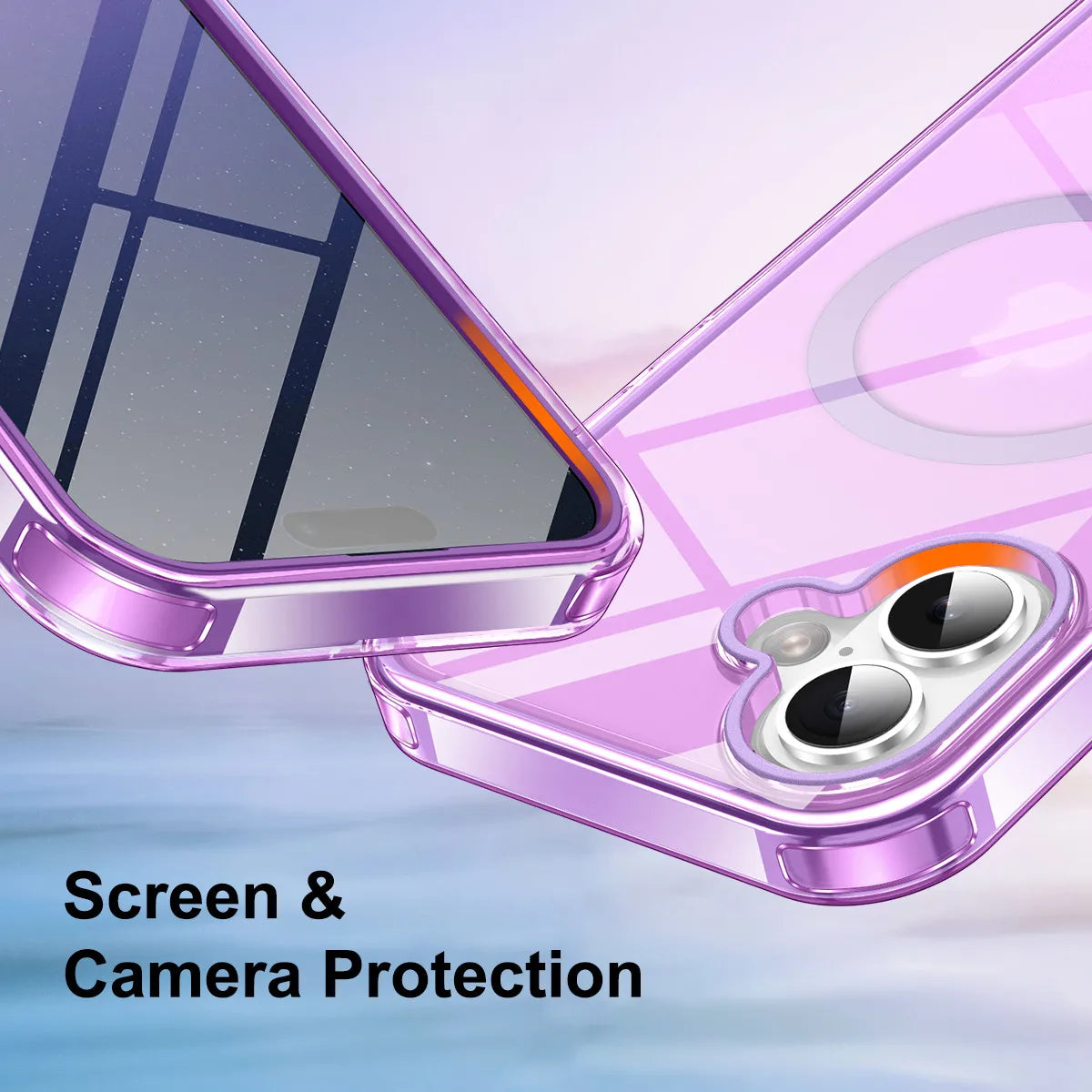 MagSafe Case with Built-in Screen Protector for iPhone 16 Plus
