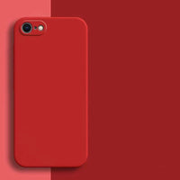 Luxury Matte Silicone Case with Camera Protection for iPhone 16e