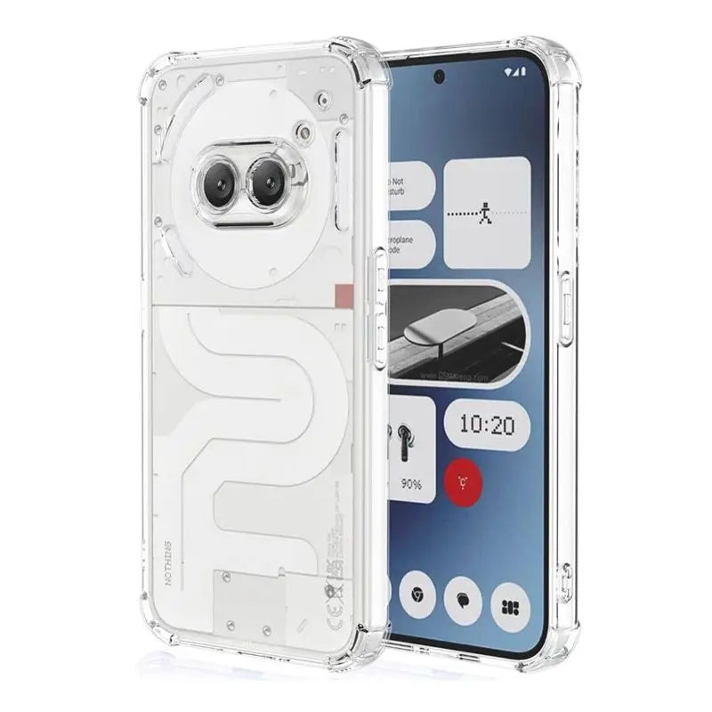 Nothing Phone 2a Plus & 3a Pro Clear TPU Case – Transparent Shockproof Four-Corner Protective Cover