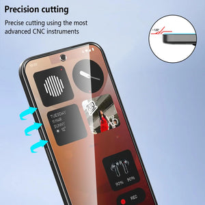 Nothing Phone 3a Tempered Glass Screen Protector HD Clear 9H Anti-Scratch Case Friendly image 3