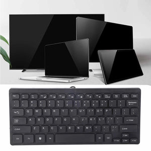 K1000 Mini USB Wired Keyboard – Compact Multimedia Keyboard image 2
