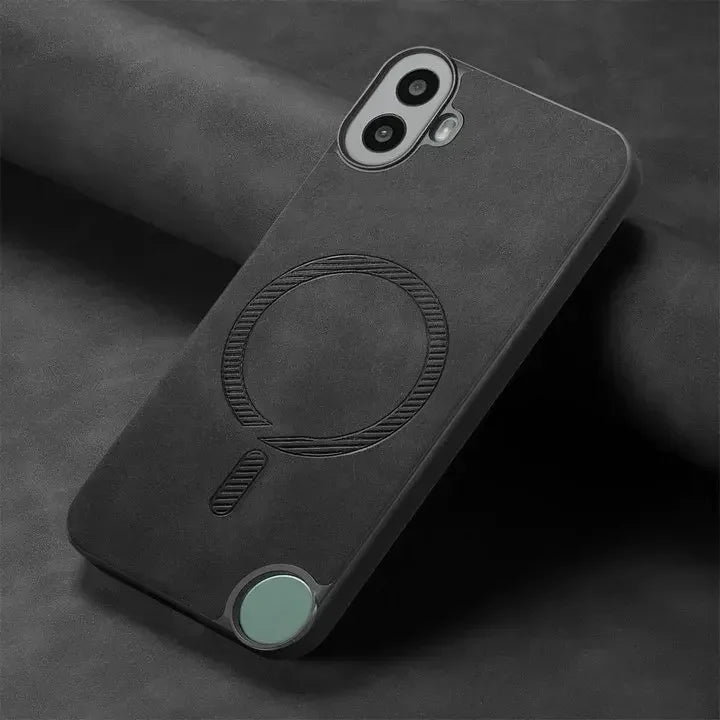 Nothing CMF Phone 1 / CMF Phone 2 Pro / Nothing Phone 3a / 2a Luxury Magnetic Leather Case – Wireless Charging Protective Cover