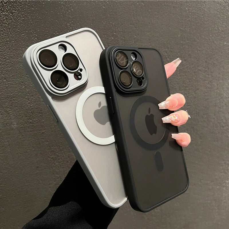 Luxury Matte Armor MagSafe Case for iPhone 16 Pro & iPhone 16 Pro Max
