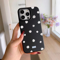 Cute Daisy Flower Silicone Case for iPhone 17
