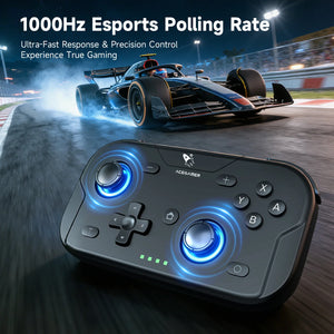 AceGamer Pocket Bluetooth Game Controller – Hall Effect Joysticks for Switch, PC, Android & iOS image 4