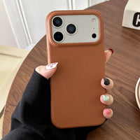 Luxury Leather Texture Shockproof Case for iPhone 17 & 17 Pro Max