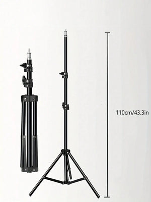 110cm Tripod Stand with 10-Inch Ring Light & Phone Holder image 2