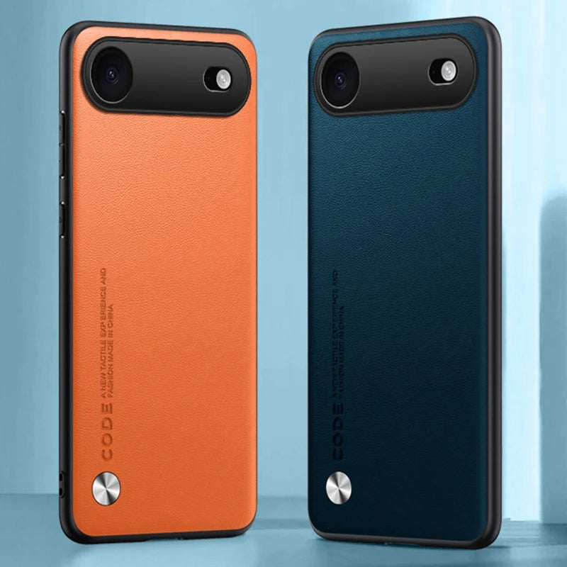 Luxury PU Leather Matte Case for iPhone 17 Air