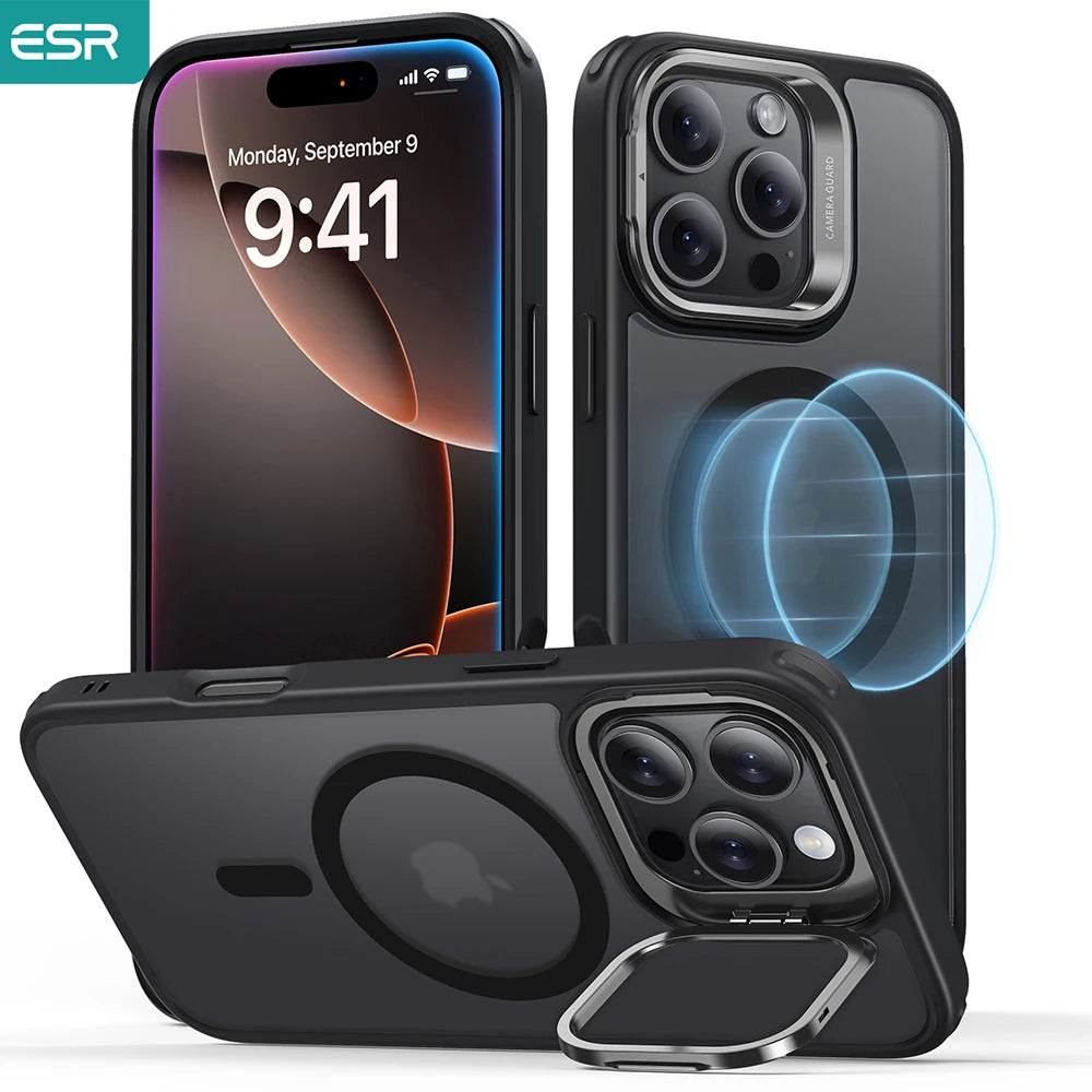 ESR MagSafe Military-Grade Kickstand Case for iPhone 15 Pro & iPhone 15 Pro Max