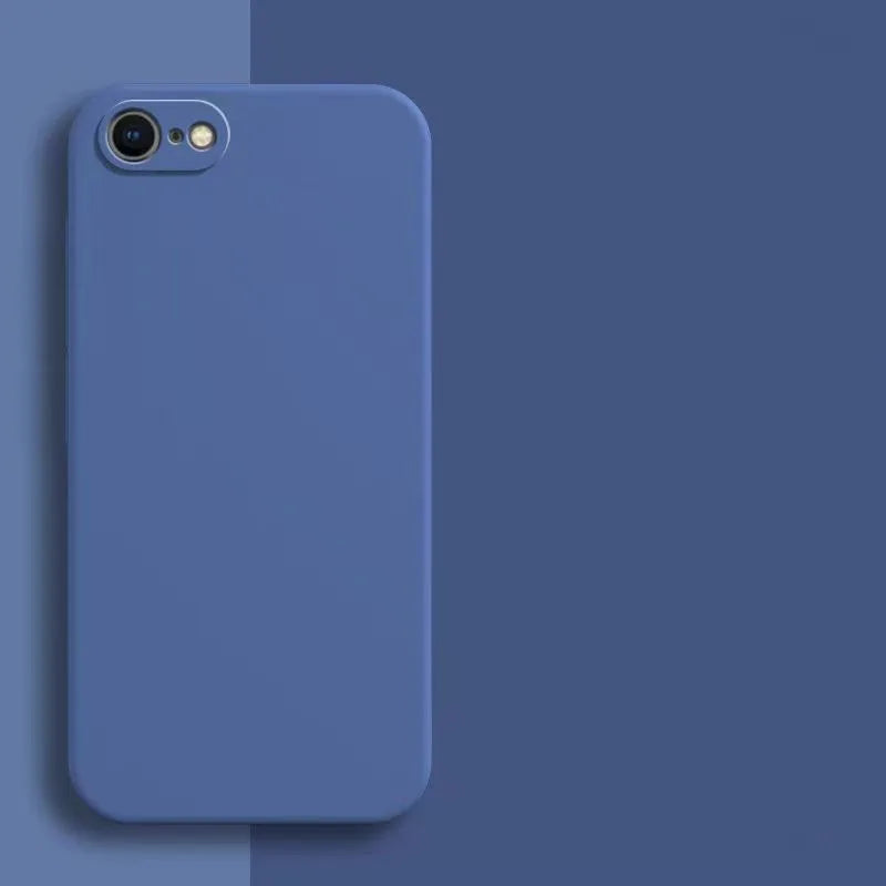 Luxury Matte Silicone Case with Camera Protection for iPhone 16e