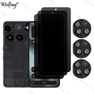 Nothing Phone 3 Privacy Screen Protector – Anti-Spy Tempered Glass with Camera Lens Protector image 5
