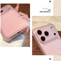 Cute Matte Clear Shockproof Case for iPhone 17 & 17 Pro Max