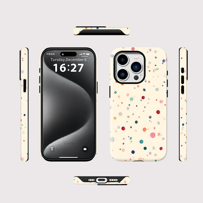 Fcicicase Colorful Matte MagSafe Double-Layer Case for iPhone 17
