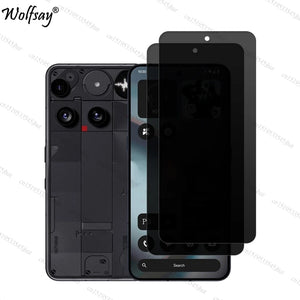 Nothing Phone 3 Privacy Screen Protector – Anti-Spy Tempered Glass with Camera Lens Protector image 2