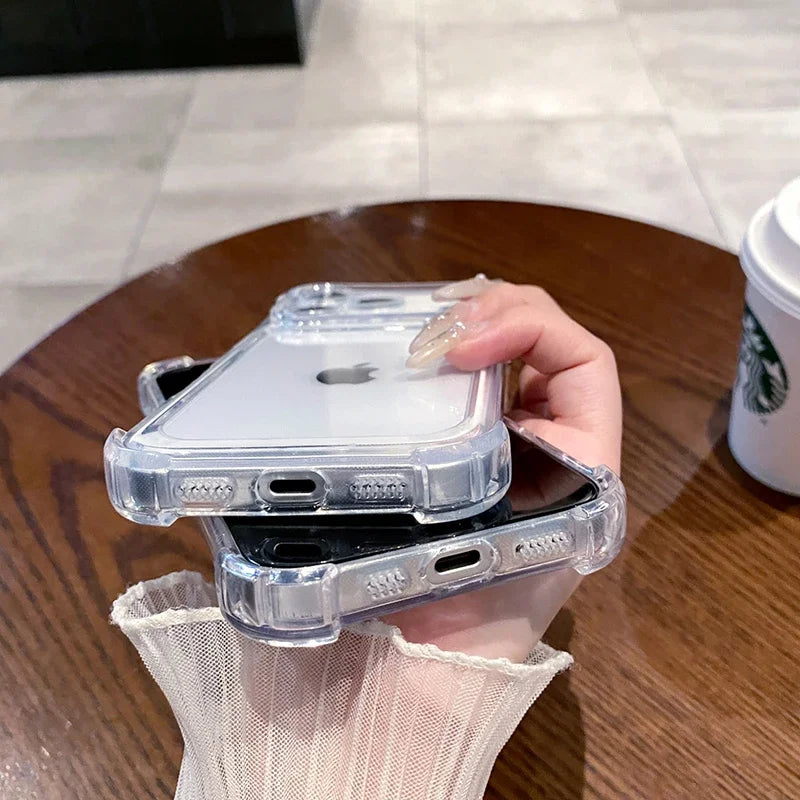 Luxury Clear Shockproof Case for iPhone 17 & 17 Pro Max