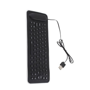 Portable Foldable Silicone USB Keyboard – Waterproof Mini Keyboard image 2