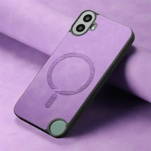 Nothing CMF Phone 1 / CMF Phone 2 Pro / Nothing Phone 3a / 2a Luxury Magnetic Leather Case – Wireless Charging Protective Cover image 6