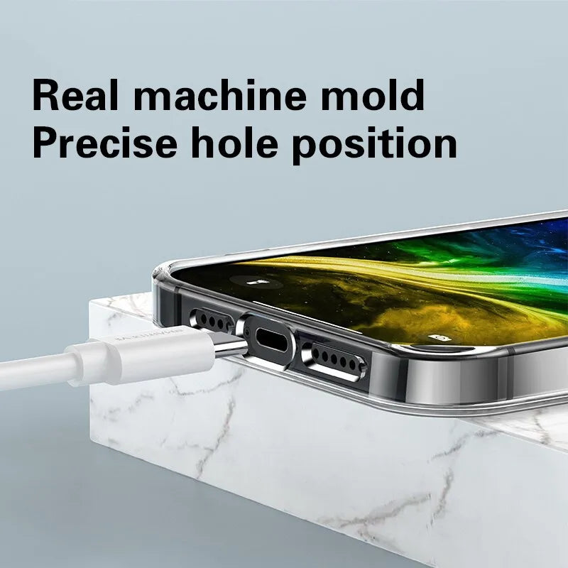 Luxury Ultra Thin Clear Case for iPhone 16 Pro Max