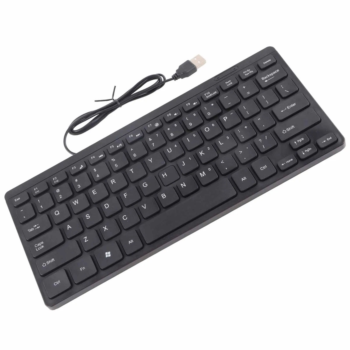 K1000 Mini USB Wired Keyboard – Compact Multimedia Keyboard