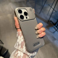 Business Aromatherapy Leather Case for iPhone 17