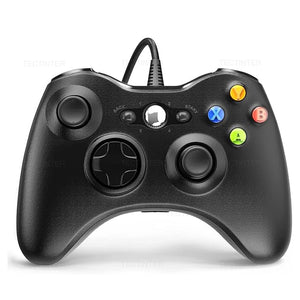 USB Wired Game Controller for Xbox 360 & Windows PC – Ergonomic Plug & Play Gamepad image 1