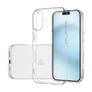 Ultra Thin Clear TPU Case for iPhone 16 – Slim Soft Shockproof Protective Cover image 2