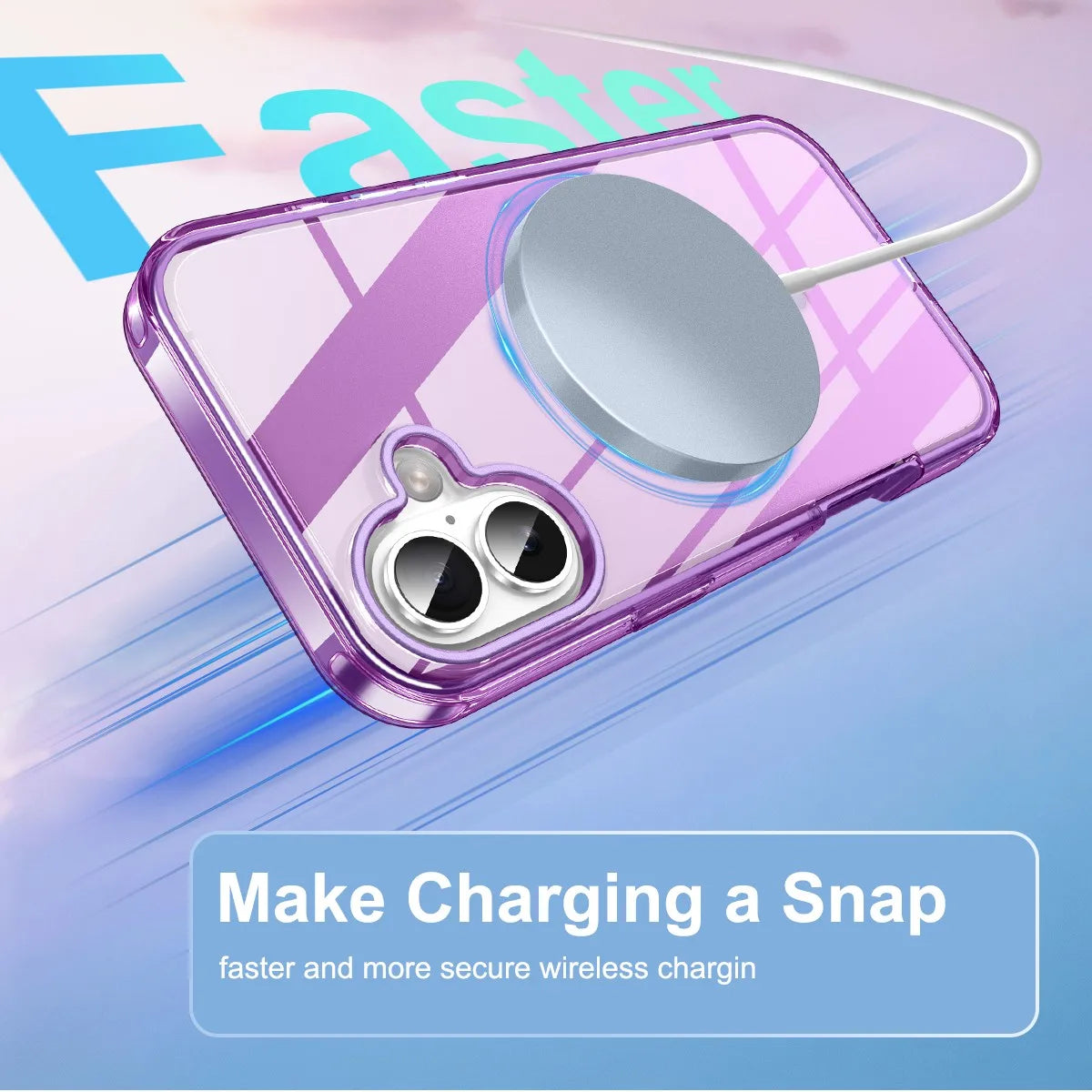 MagSafe Case with Built-in Screen Protector for iPhone 16 Plus
