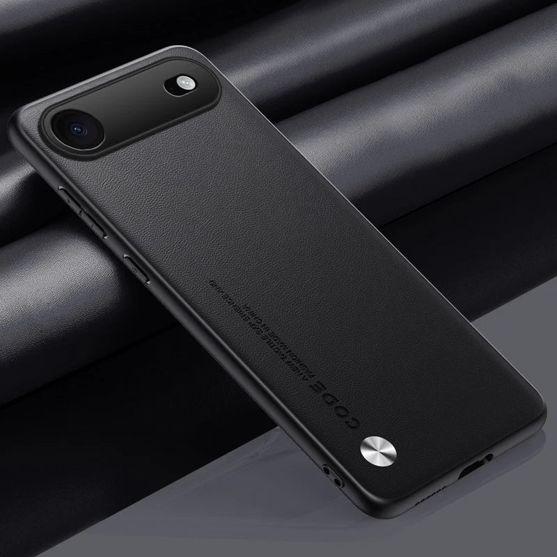 Luxury PU Leather Matte Case for iPhone 17 Air