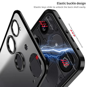 Nothing Phone (3) Shockproof Metal Bumper Case – Aluminum Alloy Matte Protective Frame Cover image 3