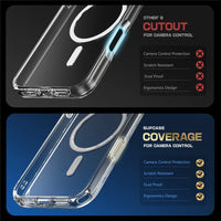 SUPCASE UB Mag Slim Clear Shockproof Magnetic Case for iPhone 16 Plus