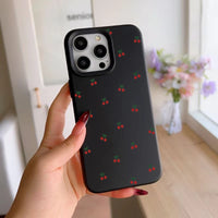 Cute Cartoon Cherry Silicone Case for iPhone 16 & iPhone 16 Pro Max
