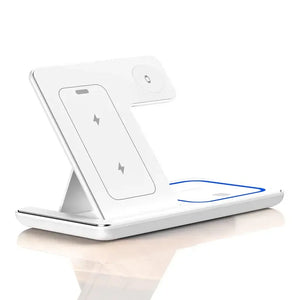 3-in-1 Foldable Wireless Charging Station for iPhone, Apple Watch & AirPods image 2