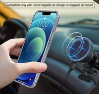 Clear Magnetic Kickstand Case for iPhone 15 Pro & iPhone 15 Pro Max