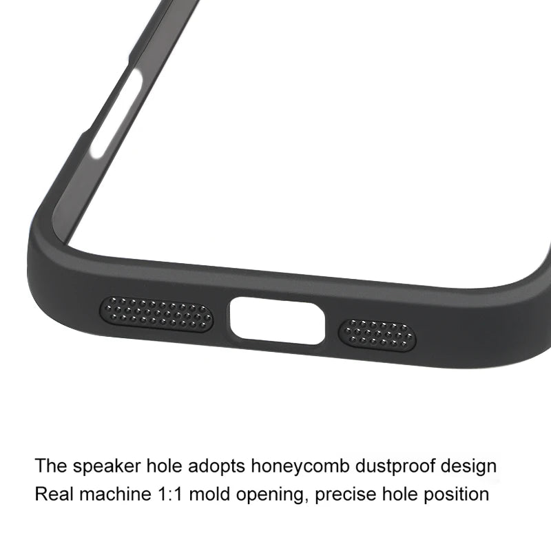 Transparent Shockproof TPU Case for iPhone 16 Plus