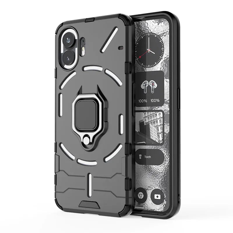 Nothing Phone 2 Shockproof Armor Case – Hard PC & Silicone Protective Back Cover