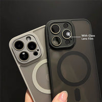 Luxury Matte Armor MagSafe Case for iPhone 16 Pro & iPhone 16 Pro Max