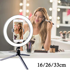 10 Inch LED Ring Light with Phone Holder – Selfie & Video Lighting Lamp image 2