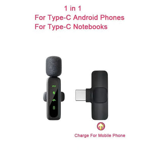 Wireless Lavalier Clip-On Microphone with Rechargeable Battery for Streaming, Vlogging & Voice Recording image 3