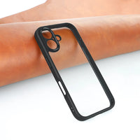 Transparent Shockproof TPU Case for iPhone 16 Plus