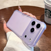 Cute Matte Clear Shockproof Case for iPhone 17 & 17 Pro Max
