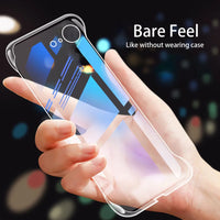 Frameless Slim Clear Hard Back Case for iPhone 16e