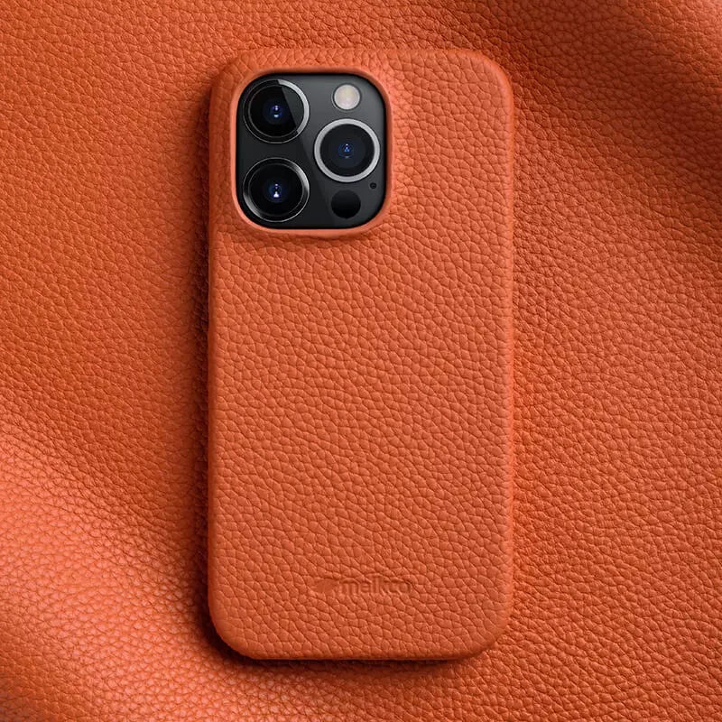 Melkco Luxury Genuine Leather Business Case for iPhone 15 Pro & iPhone 15 Pro Max