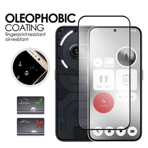 Nothing Phone 2a Tempered Glass Screen Protector 2.5D Full Cover HD Clear Protective Film image 3