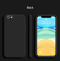 Luxury Matte Silicone Case with Camera Protection for iPhone 16e